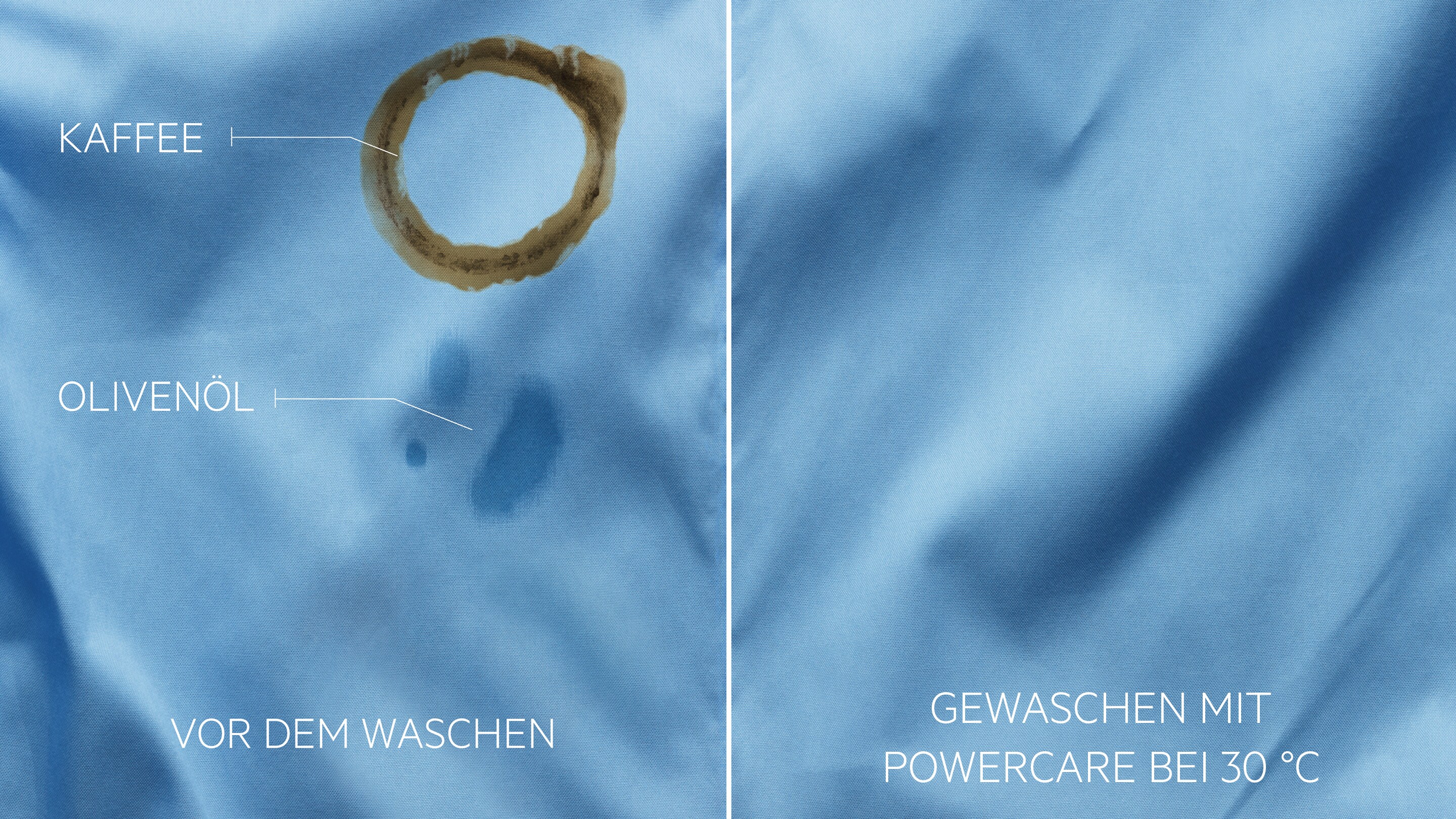 Vergleich mit und ohne PowerClean
